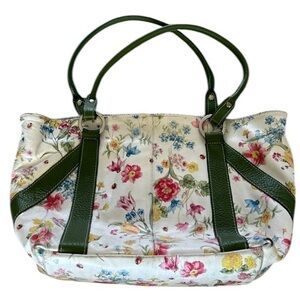 Cecconi Piero floral leather shoulder bag